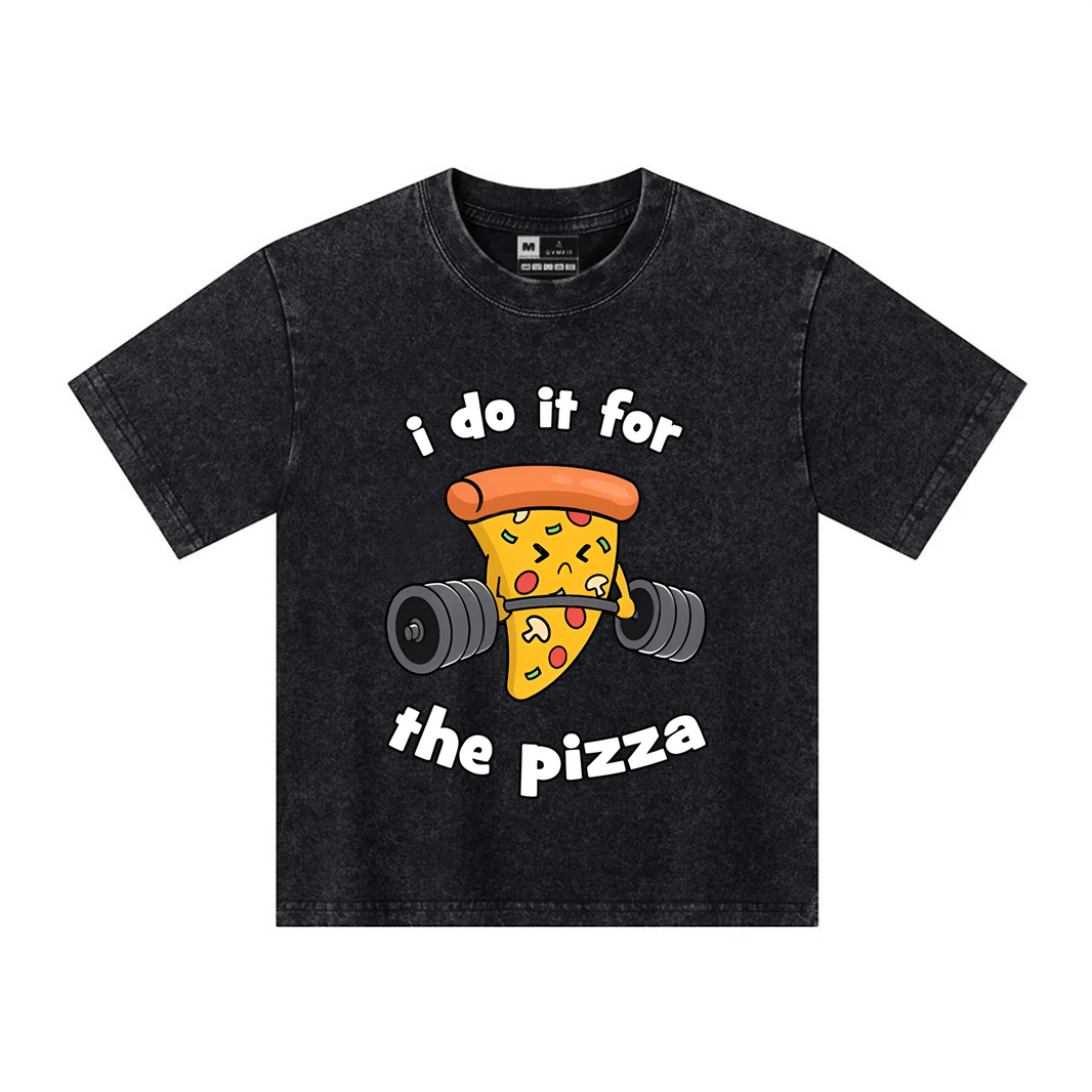 I Do It For Pizza Barn T-skjorte - Gymfit