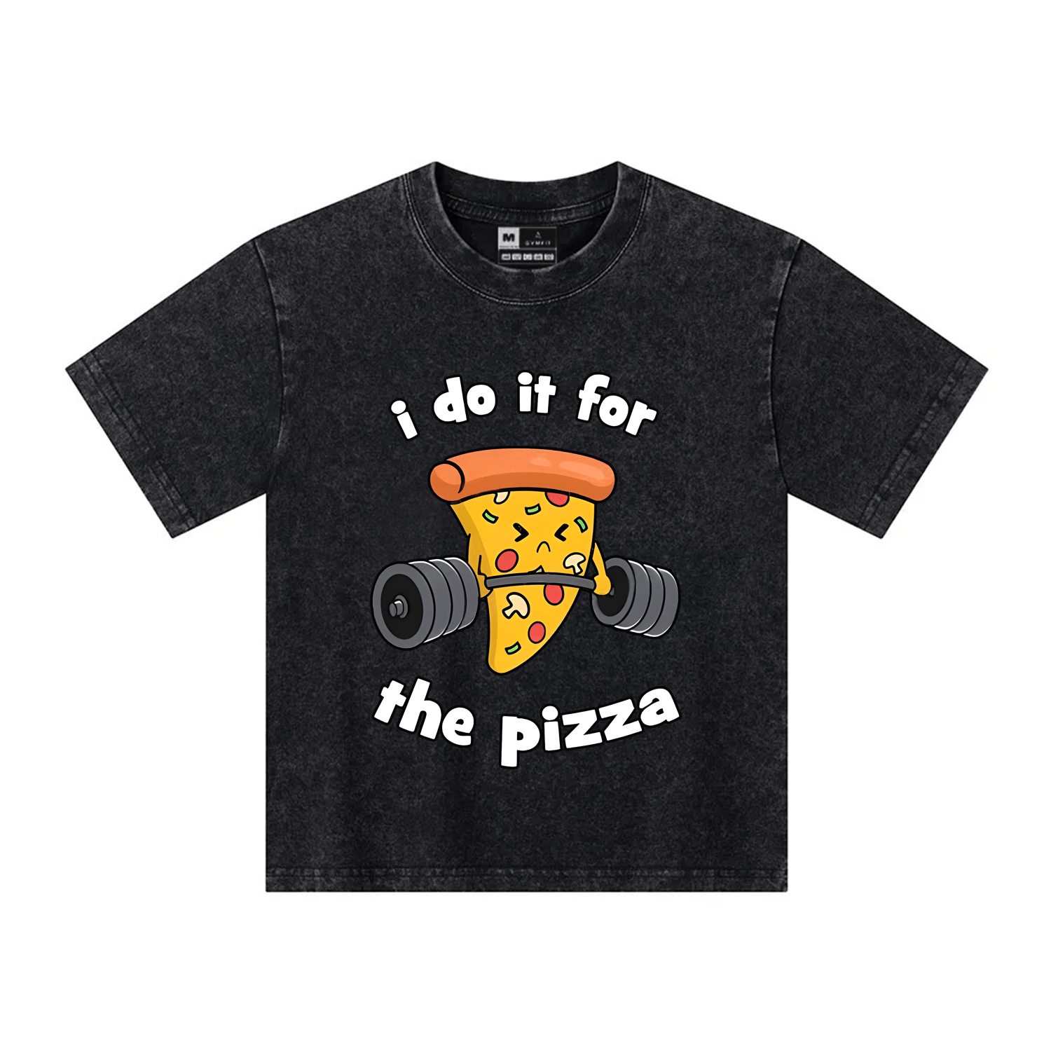 I Do It For Pizza Barn T-skjorte - Gymfit