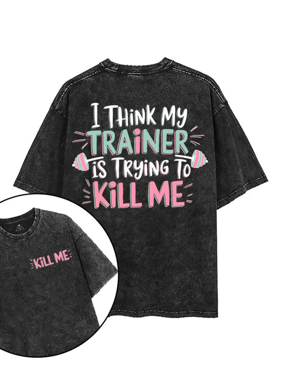 JEG TROR TRENREN MIN PRØVER T - SHIRT - Gymfit