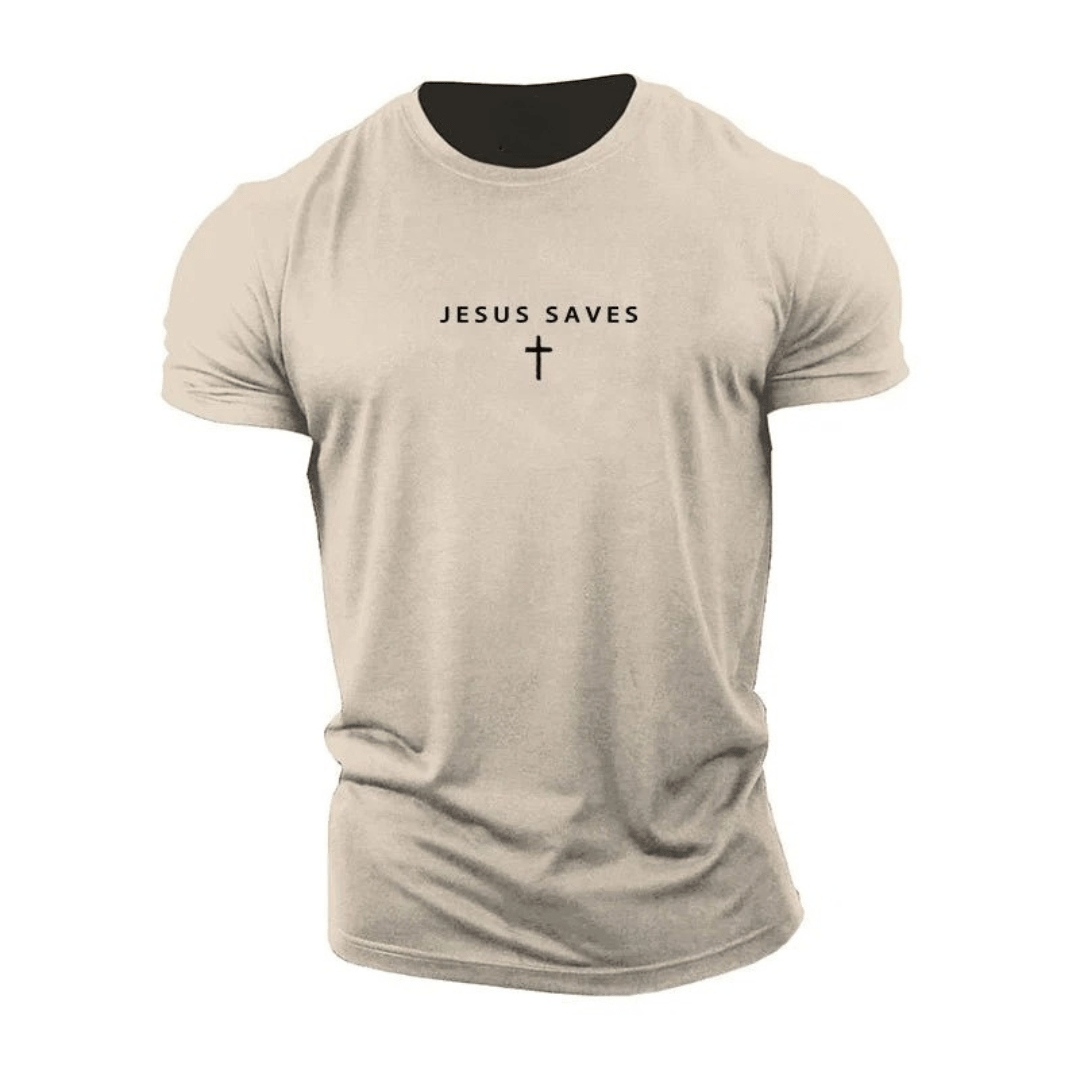 Jesus redder T-skjorte - Gymfit
