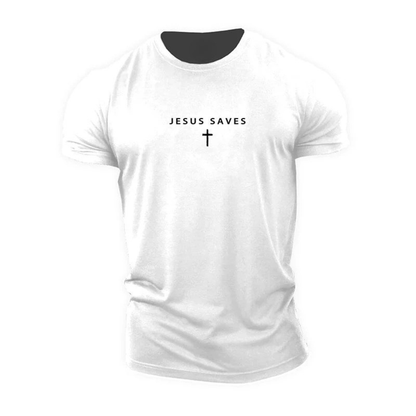 Jesus frelser T-skjorte - Gymfit