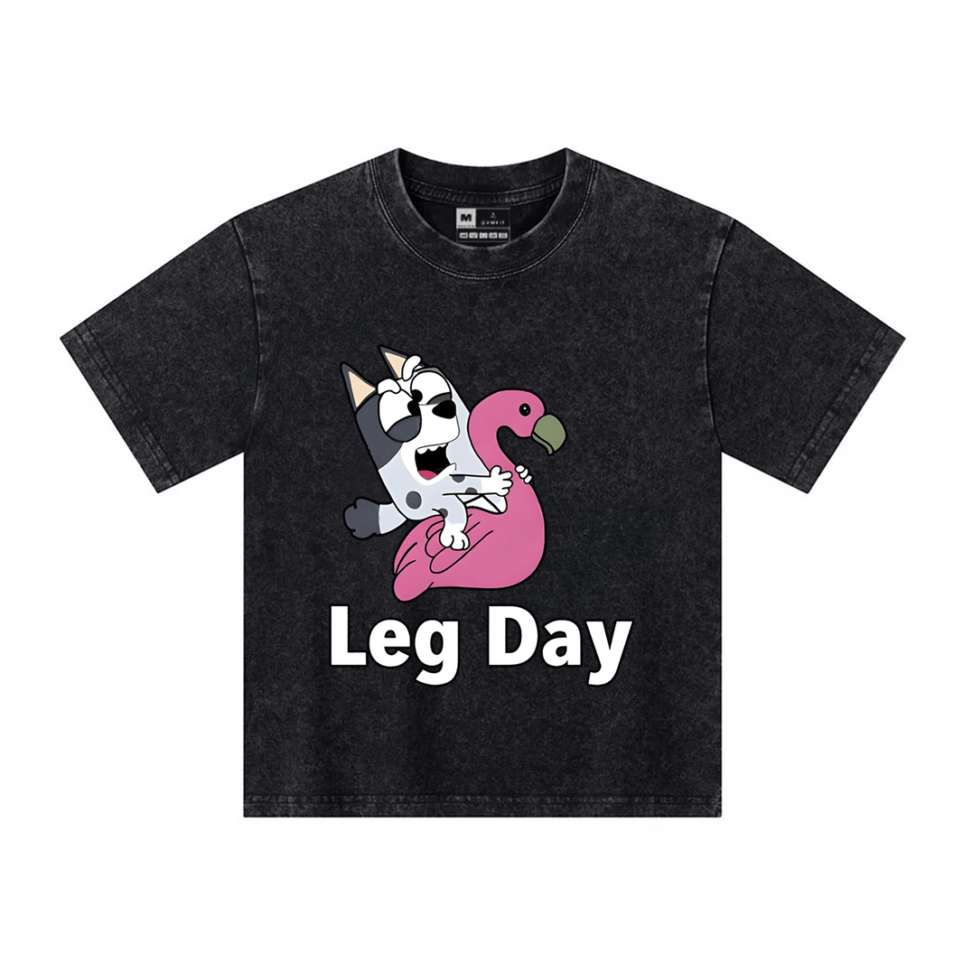 Leg Day Barn T-skjorte - Gymfit