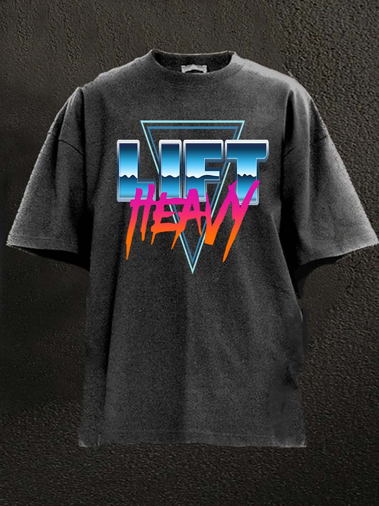 Lift Heavy vasket gym-T-skjorte - Gymfit