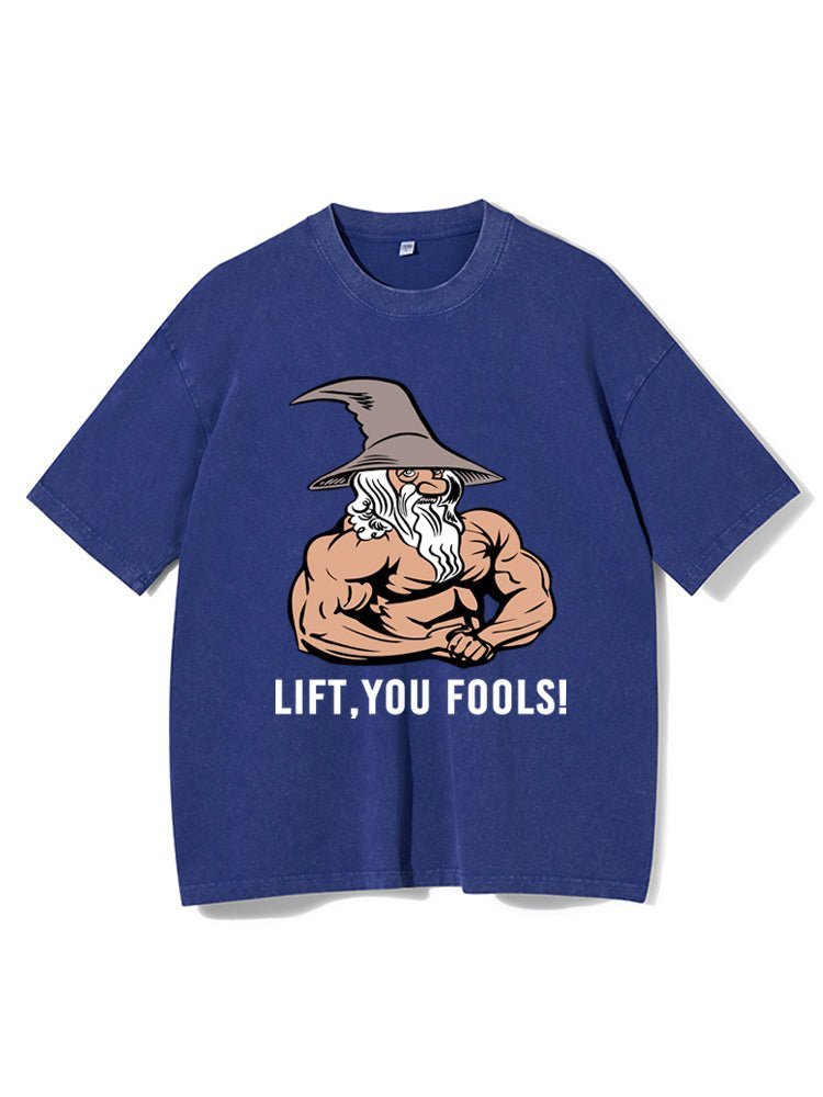 Lift You Fool vasket trenings-T-skjorte - Gymfit