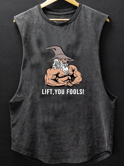 Lift You Fools Singlet Med Rund Nederkant I Bomull - Gymfit