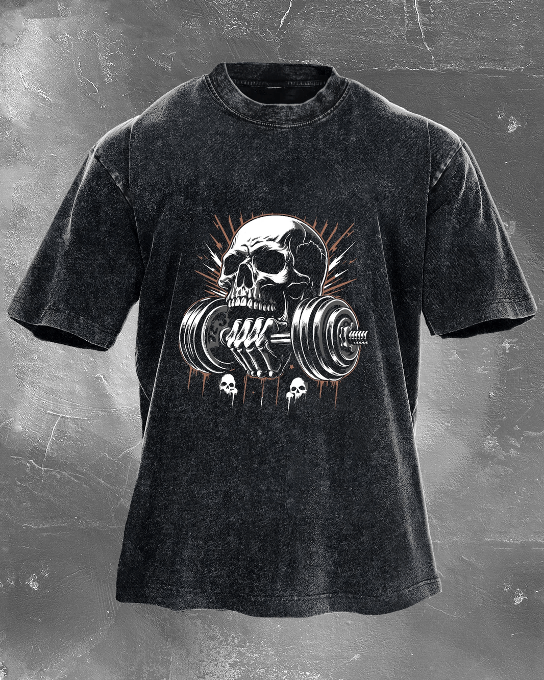 LIFTING SKULL VASKET T-SKJORTE - Gymfit
