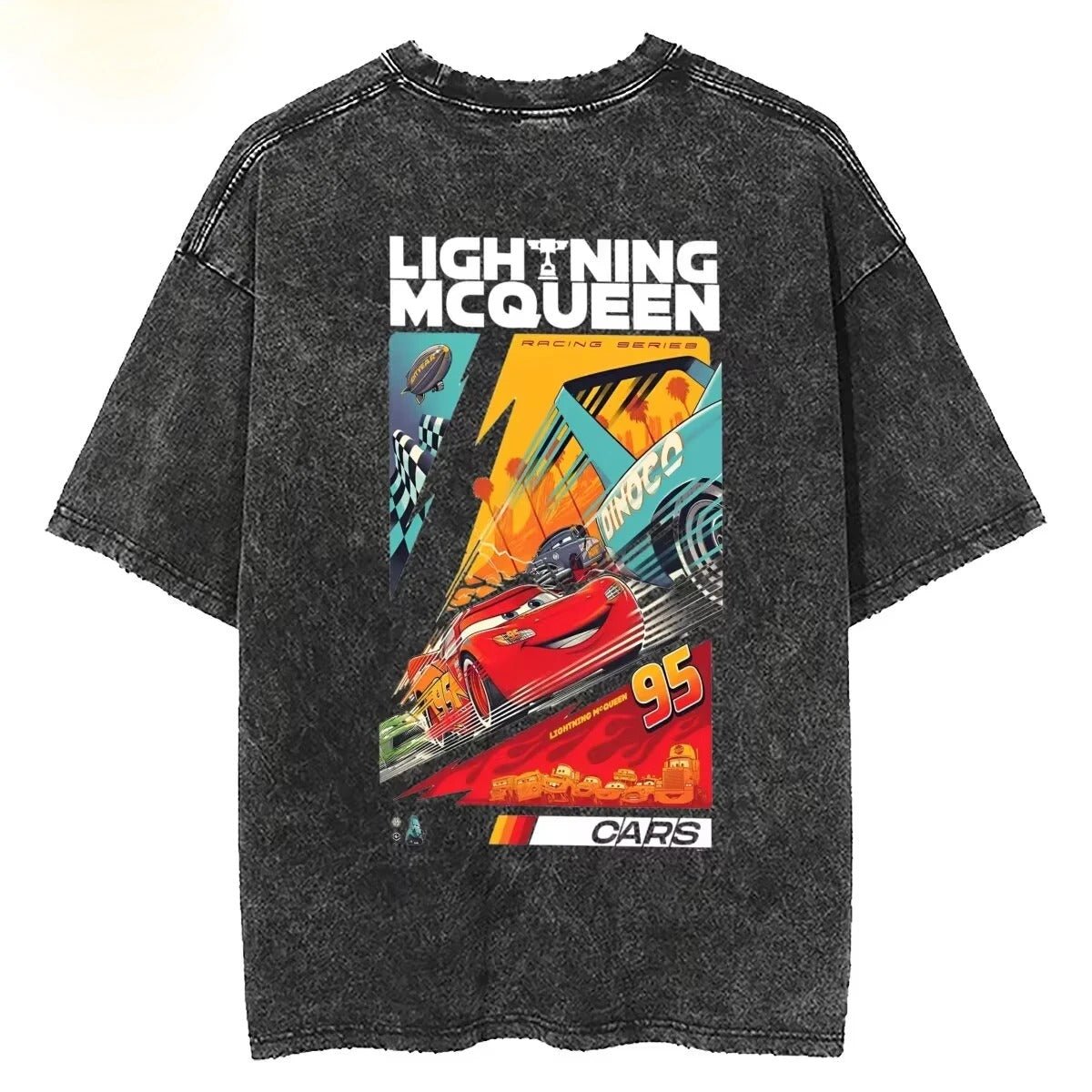 Lightning McQueen vasket t-skjorte - Gymfit