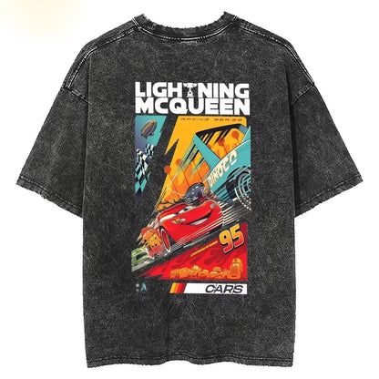 Lightning McQueen vasket t-skjorte - Gymfit