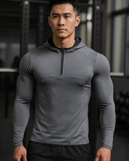 Langermet hette-skjorte - Gymfit
