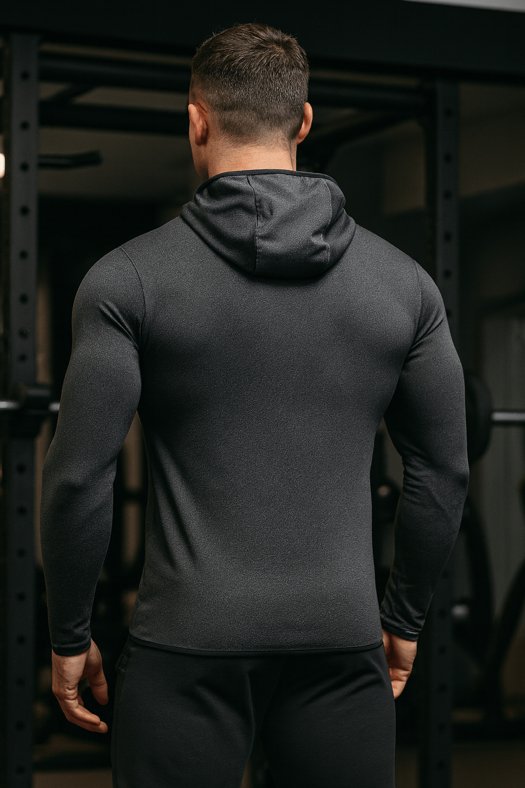 Langermet skjorte med hette - Gymfit