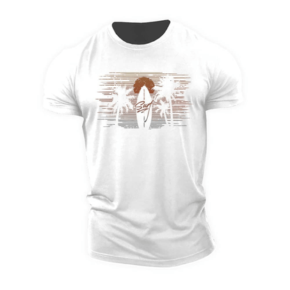 Minimal surfebilde T-skjorte - Gymfit