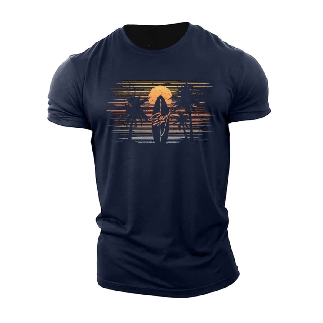 Minimal surfestil-t-skjorte - Gymfit