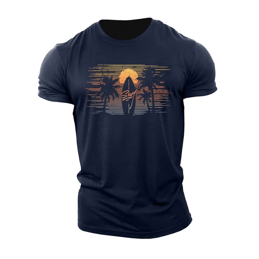 Minimal surfestil-t-skjorte - Gymfit