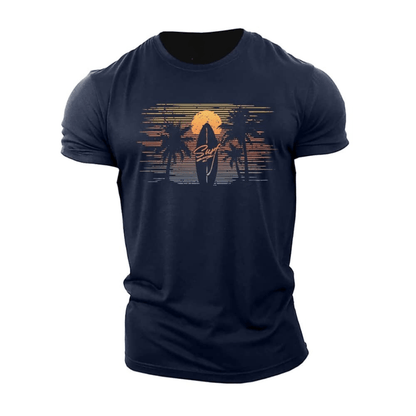 Minimal surfestil-t-skjorte - Gymfit