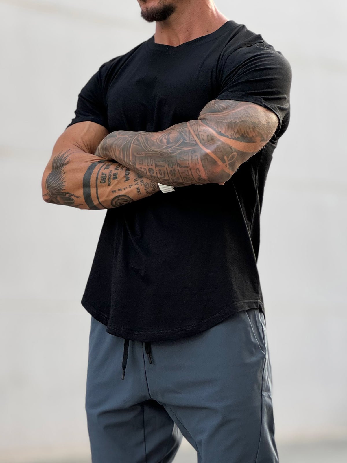 T-skjorte med muskelpassform - Gymfit