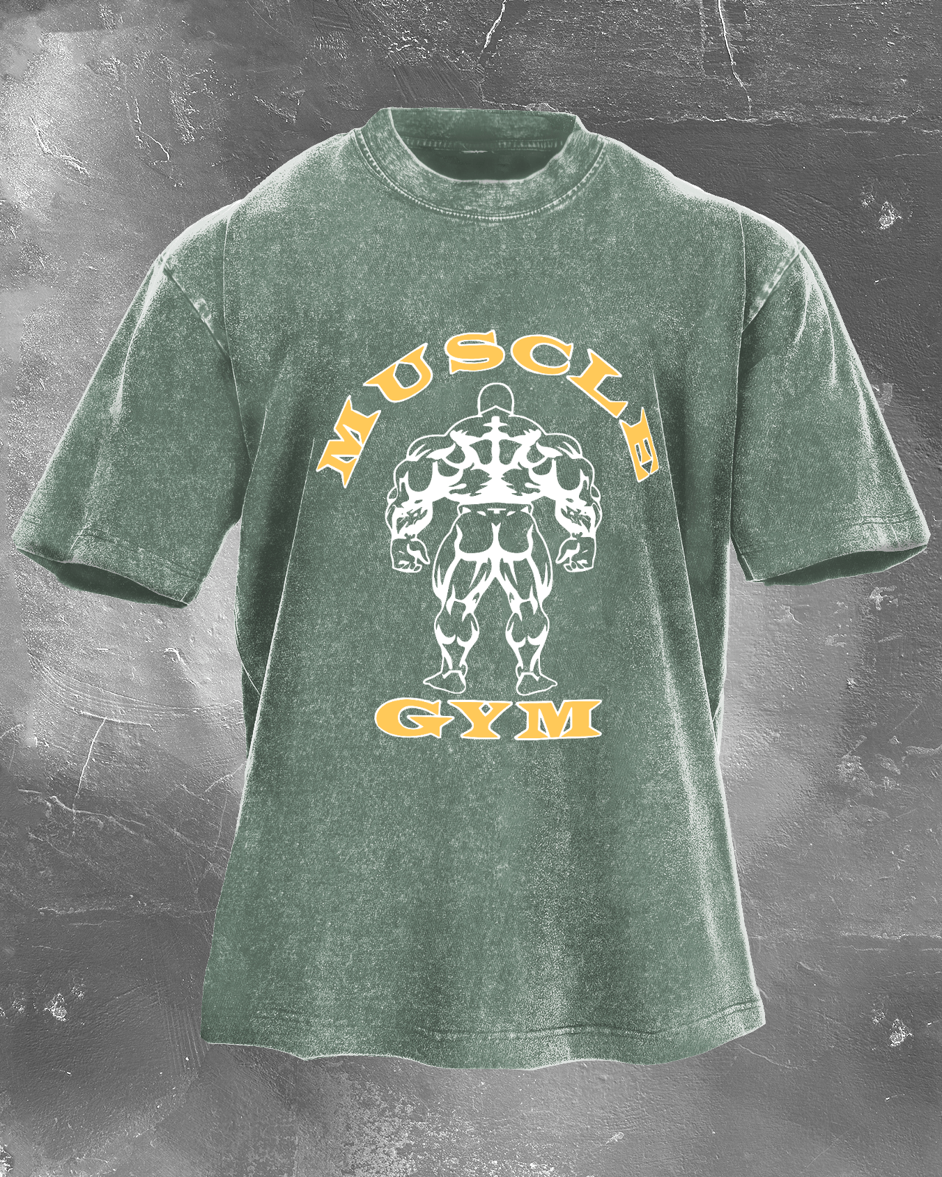 alt
Muscle Gym herrevasket T-skjorte - Gymfit