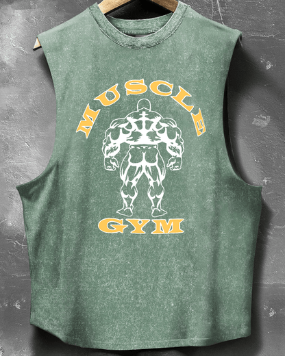 MUSCLE GYM ERMELØS SINGLET - Gymfit