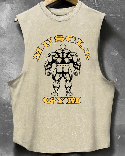 MUSCLE GYM ERMELØS TANK TOPP - Gymfit