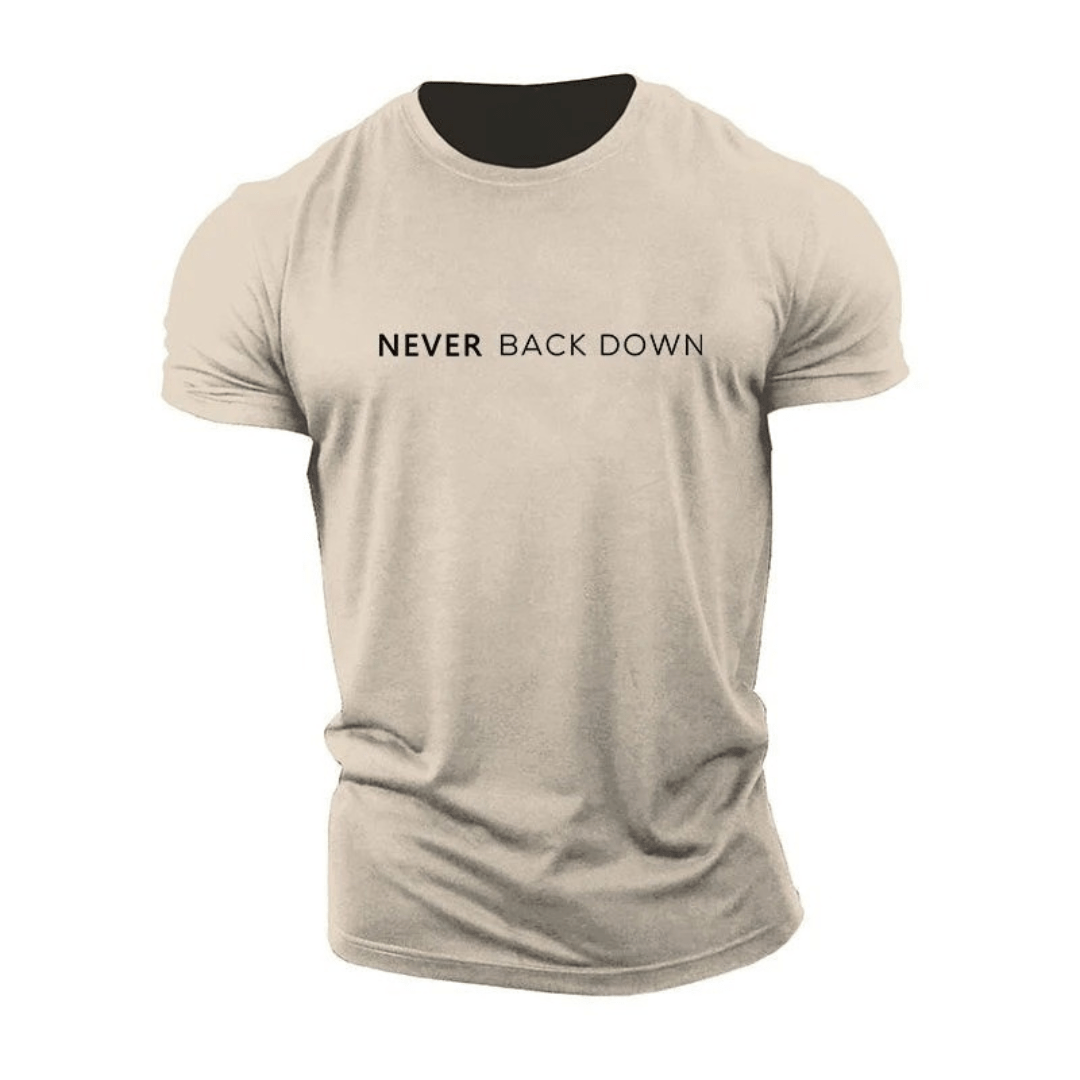 Never Back Down T-skjorte - Gymfit