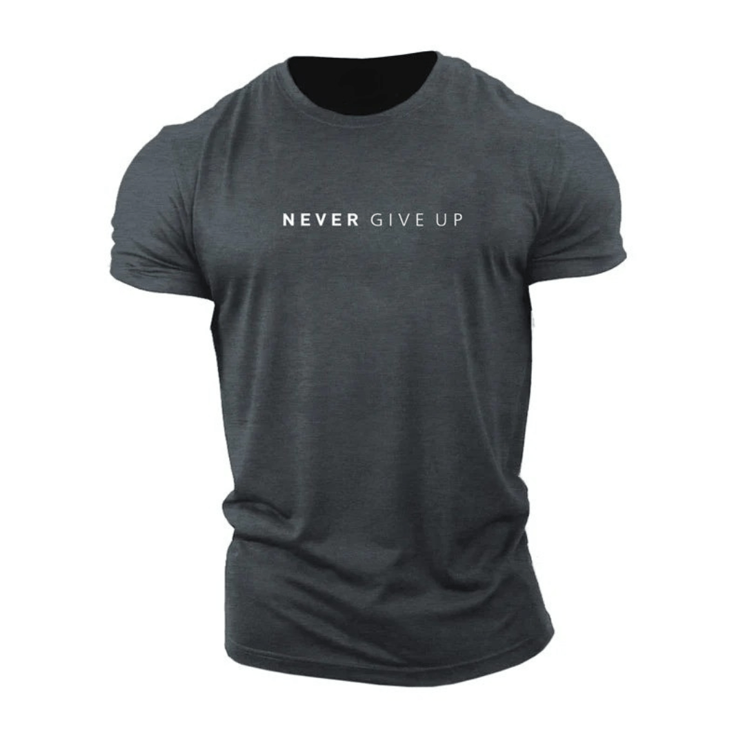 Never Give Up T-skjorte - Gymfit