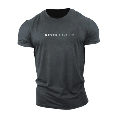 Never Give Up T-skjorte - Gymfit