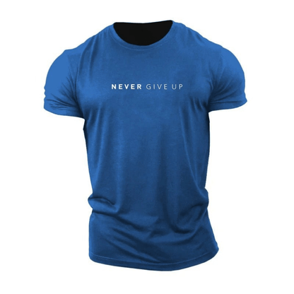 Aldri gi opp T-skjorte - Gymfit