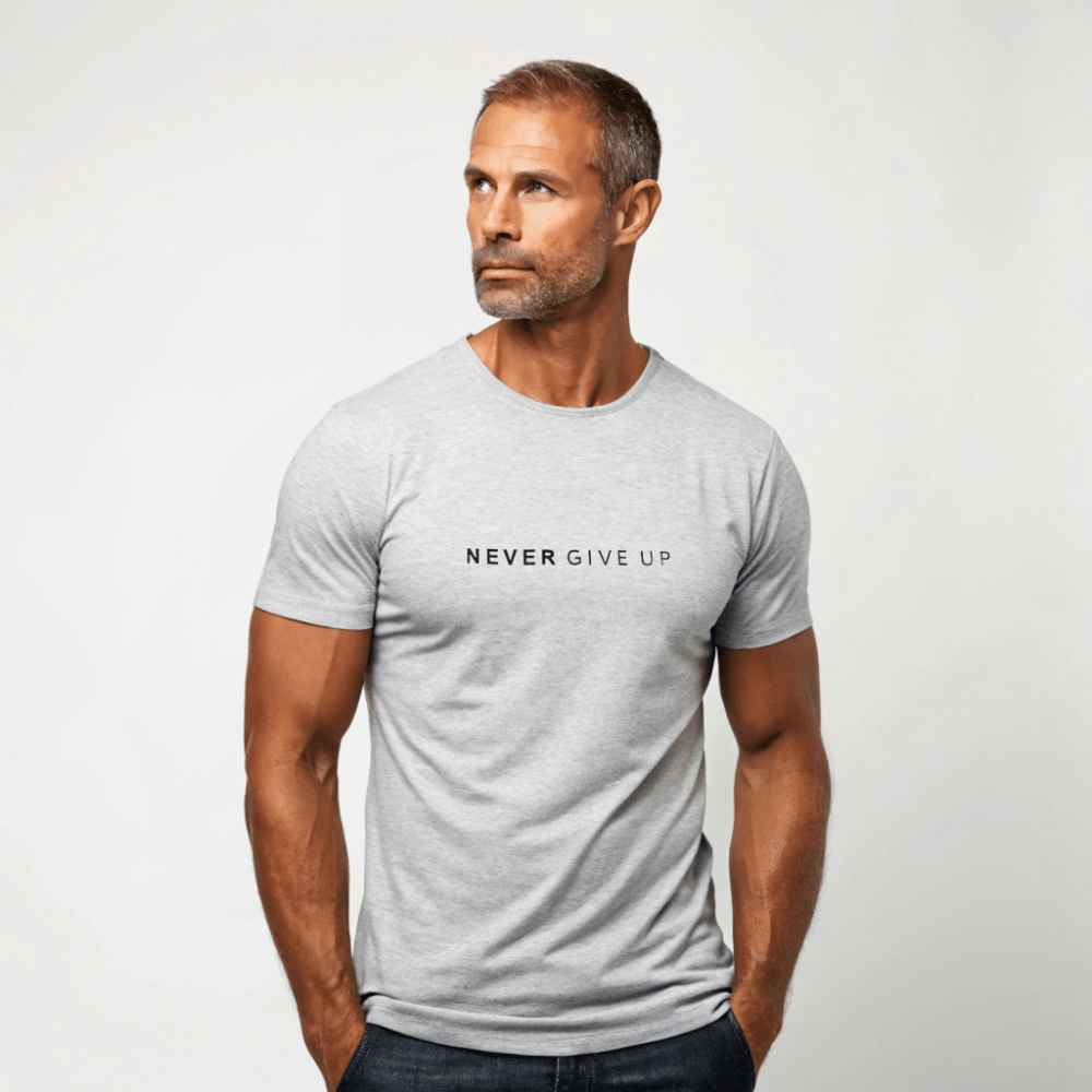 Never Give Up T-skjorte - Gymfit