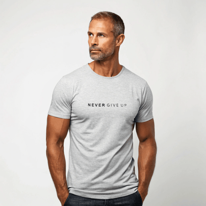 Never Give Up T-skjorte - Gymfit