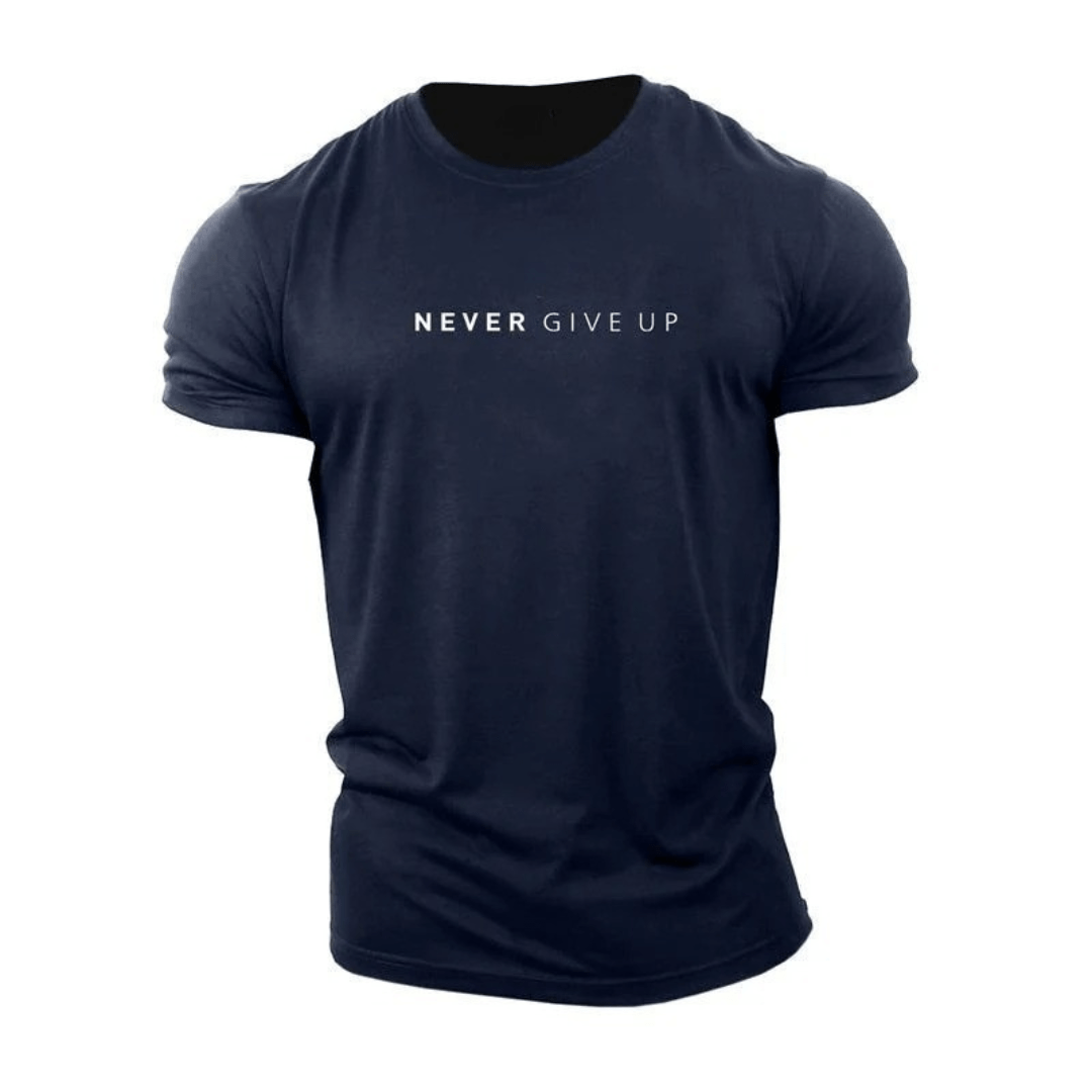 Never Give Up T-skjorte - Gymfit