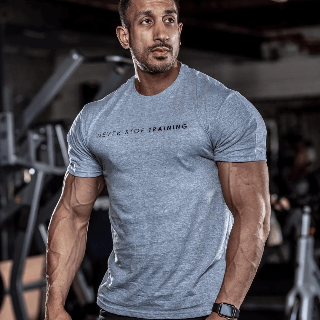 Aldri slutt å trene - Gym T-skjorte - Gymfit