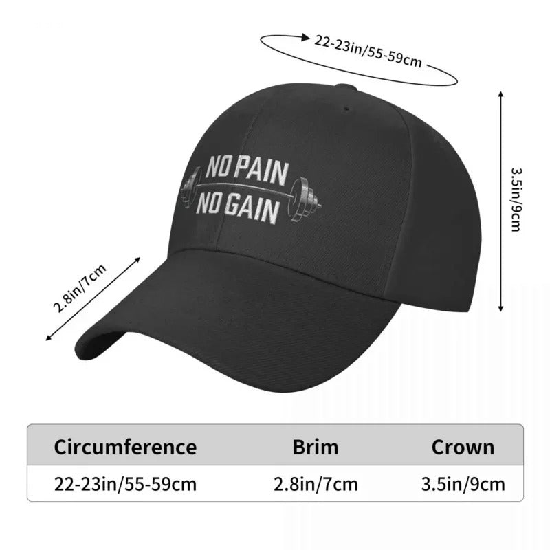 No Pain No Gain treningscaps - Gymfit