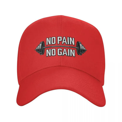 No Pain No Gain Gymcaps - Gymfit