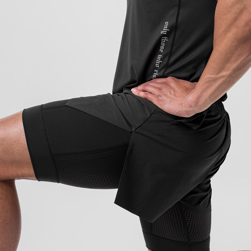 NYHET 2 IN 1 Sportshorts - Gymfit