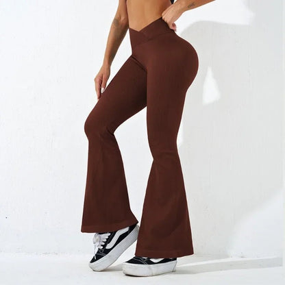alt
NYHET Ribbede Wide - lange Leggings - Gymfit