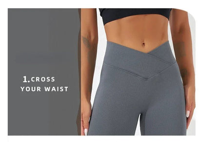 alt
NYHET Ribbede Wide - leggings med brede ben - Gymfit