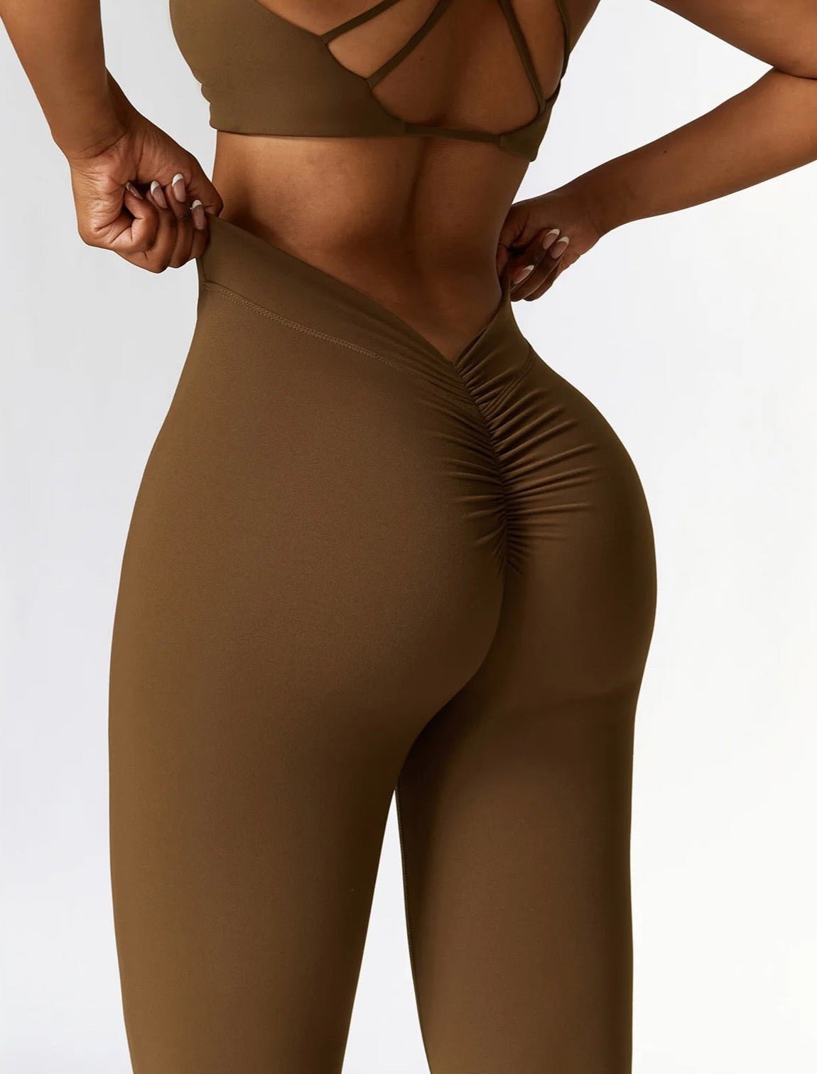 NYHET V - back Flare leggings - Gymfit
