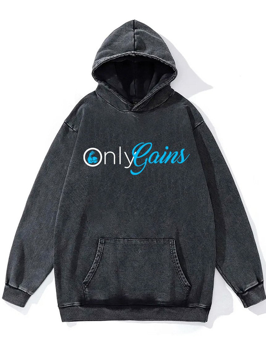 Only Gains vasket treningshettegenser - Gymfit