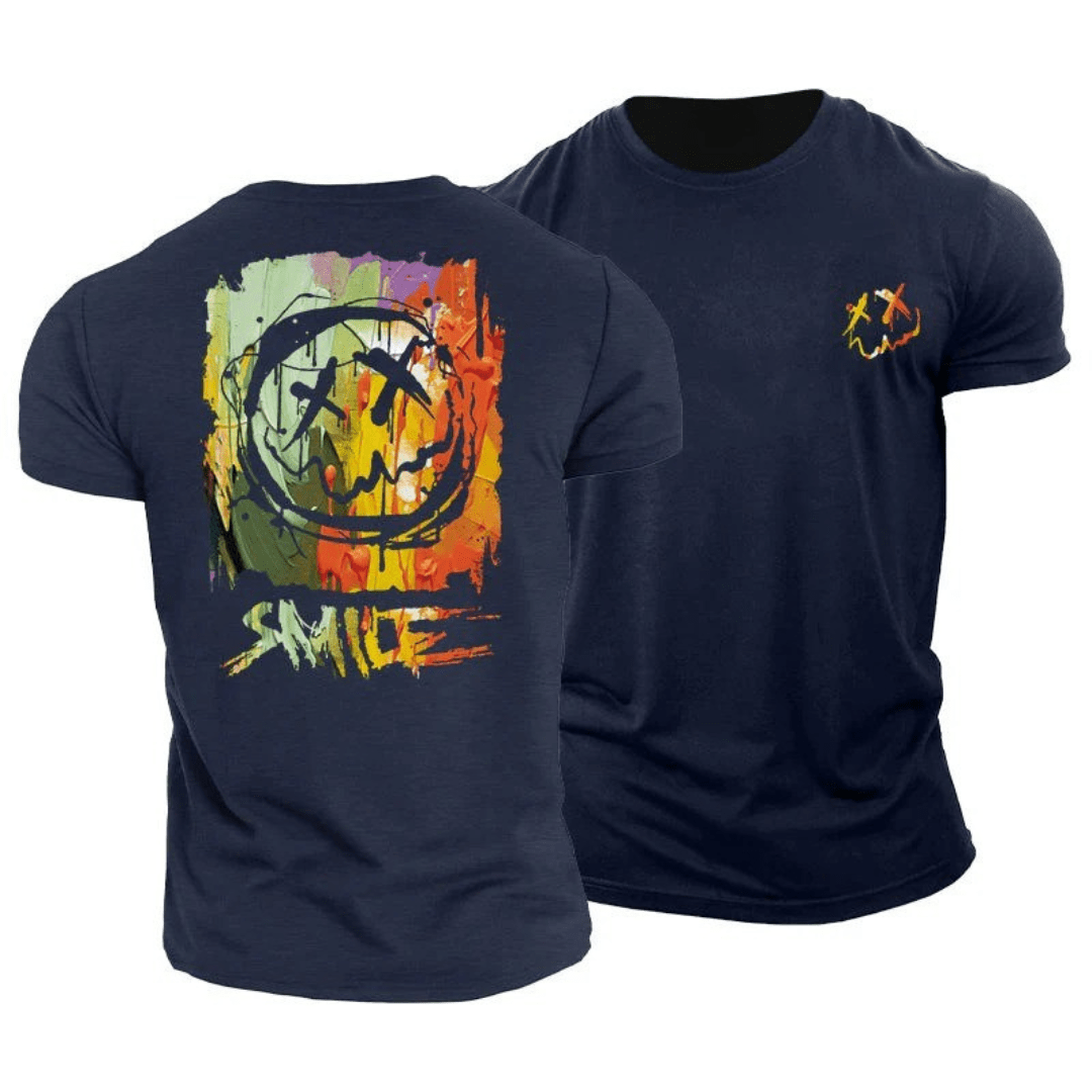 alt
T-skjorte med Painting X Smiley - Gymfit