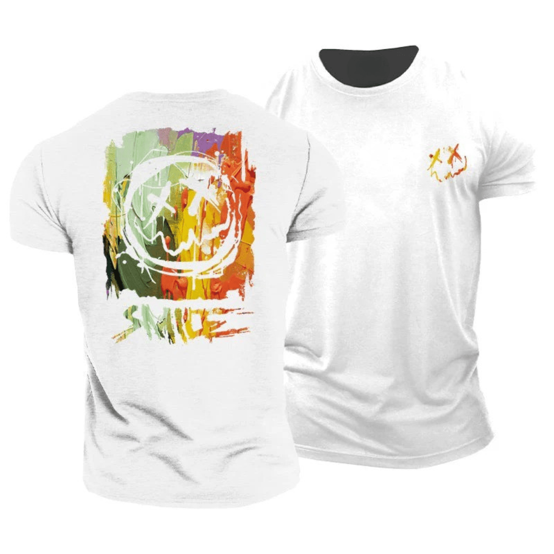 Painting X Smiley T-skjorte - Gymfit
