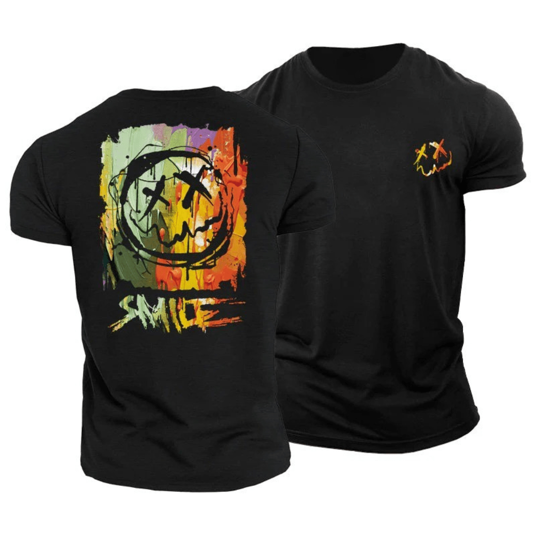 Painting X Smiley T-skjorte - Gymfit