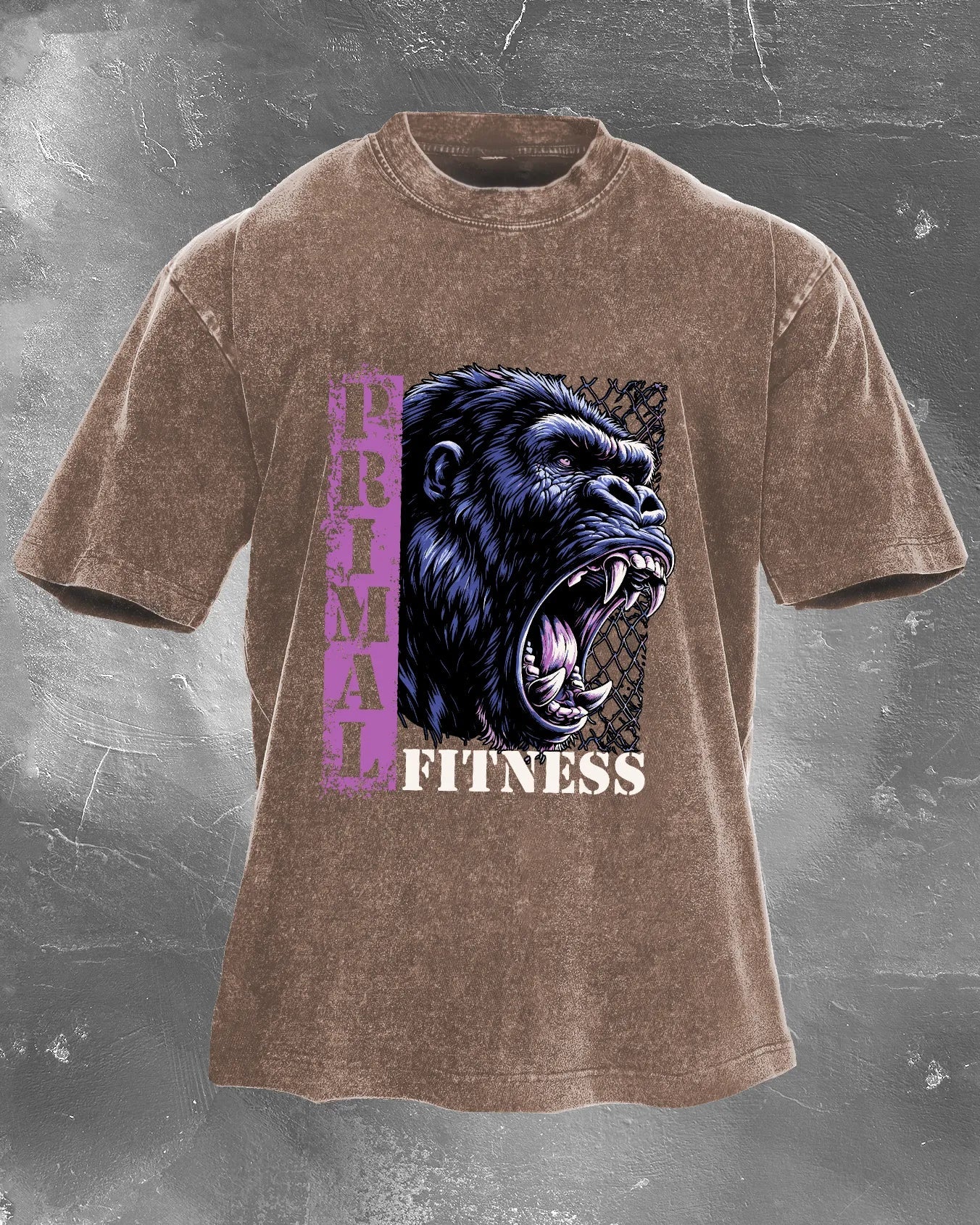 PRIMAL FITNESS VASKET T-SKJORTE - Gymfit