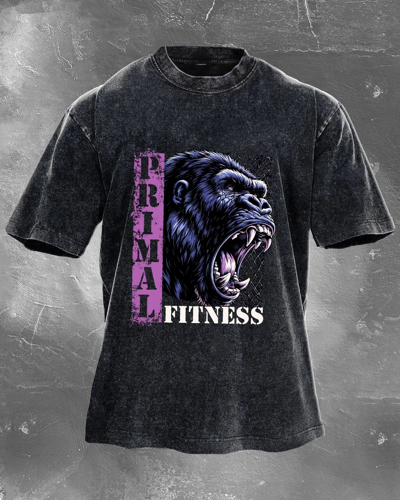 PRIMAL FITNESS vasket T-skjorte - Gymfit