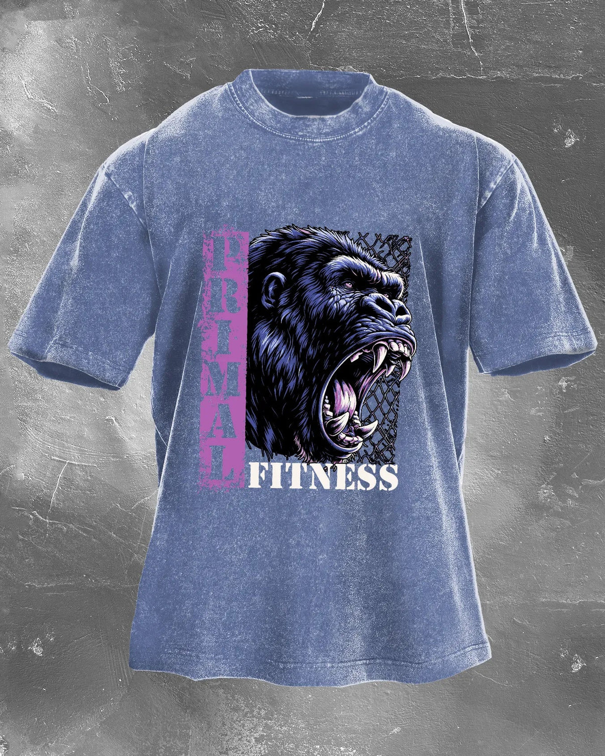 PRIMAL FITNESS vasket T-skjorte - Gymfit