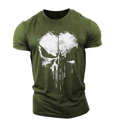 Punisher hodeskalle-T-skjorte - Gymfit
