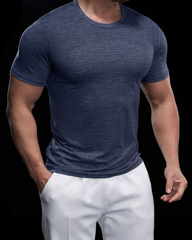 alt
T-skjorte med korte ermer og rask tørk - Gymfit