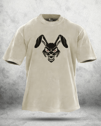 RABBIT RED EYE WASHED T - SHIRT - Gymfit