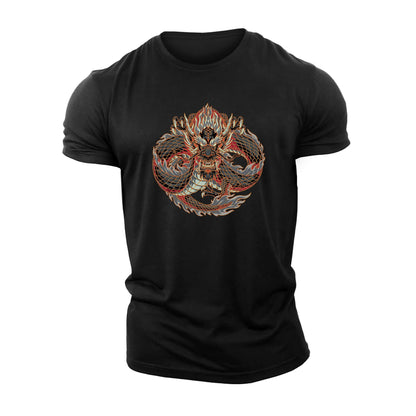 Rød Dragon T-skjorte - Gymfit