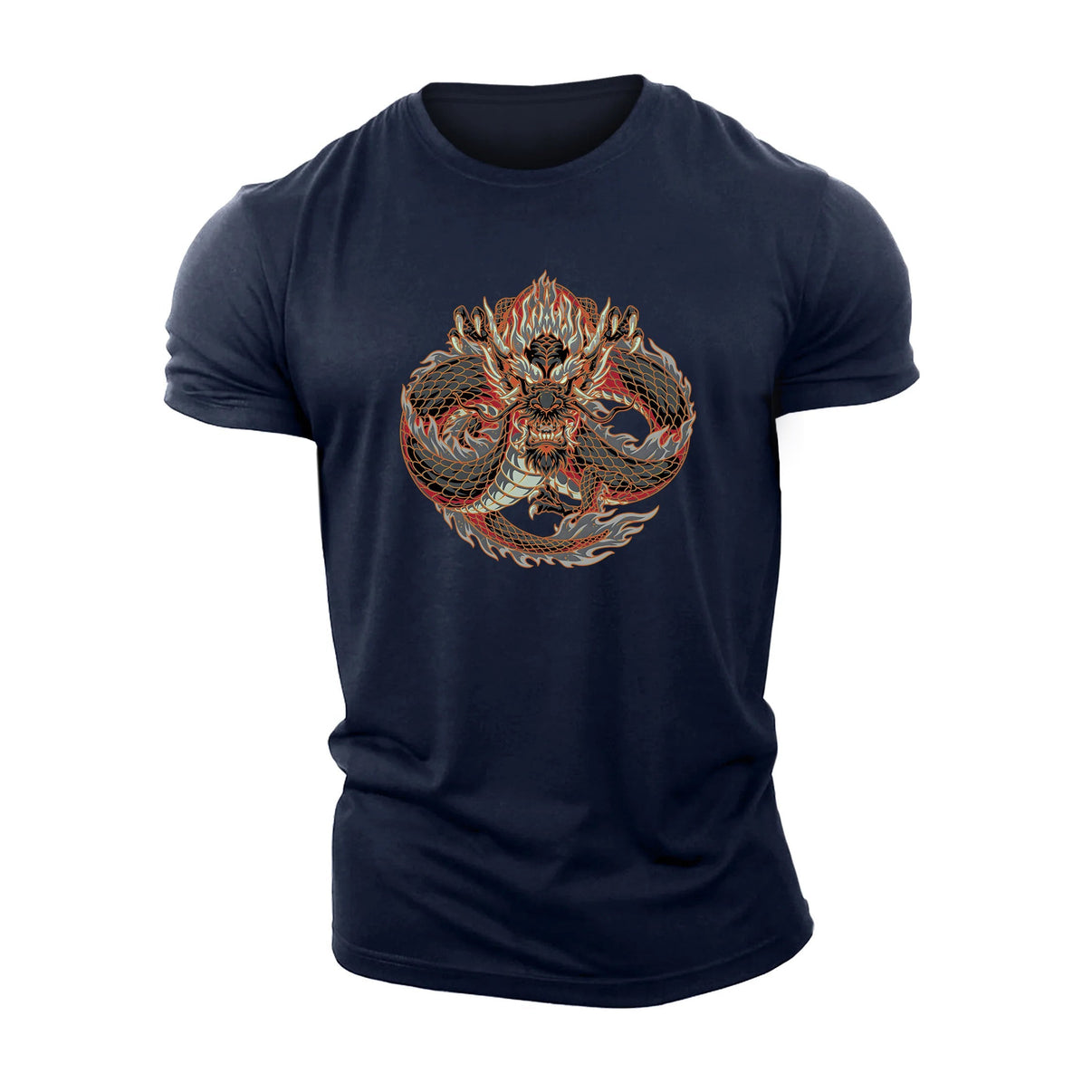 Rød Dragon T-skjorte - Gymfit