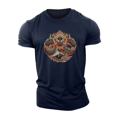 Rød Dragon T-skjorte - Gymfit