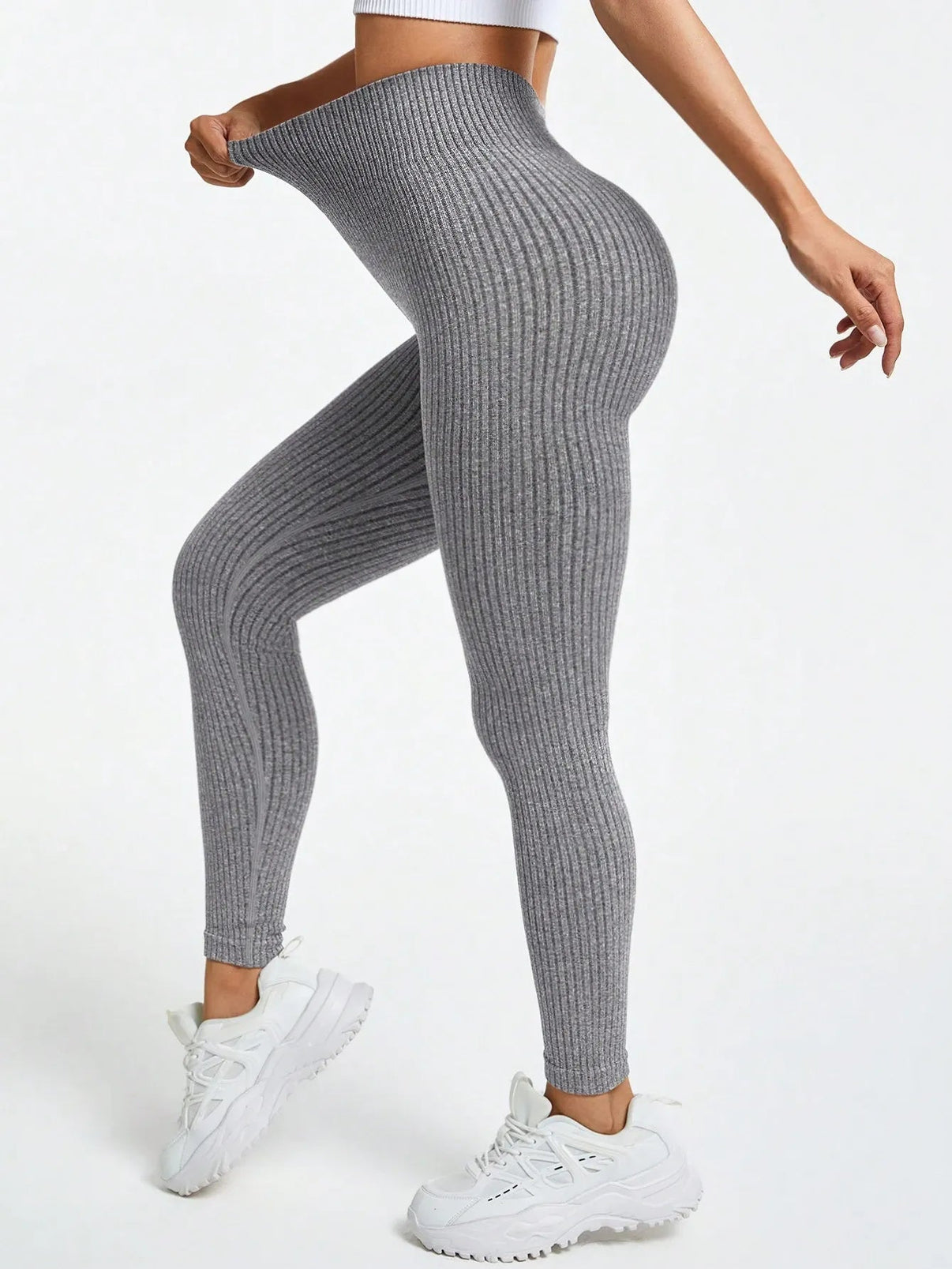 alt
Ribbede sømløse leggings - Gymfit